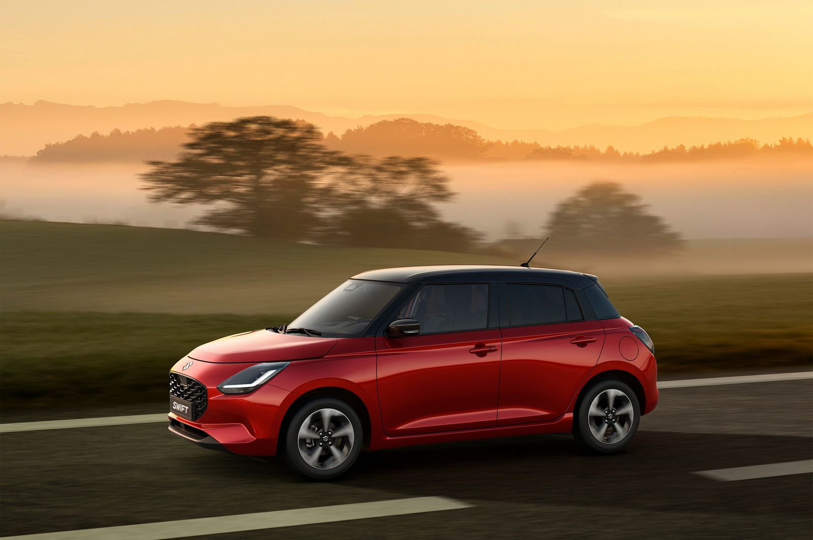 2023 Suzuki Swift — economy hire car, 4-seat fuel-efficient hatchback at Hasset Car Rentals Christchurch